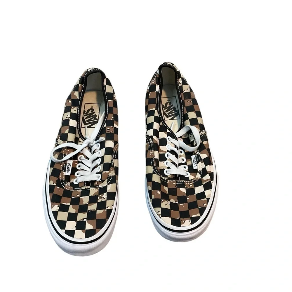Vans Desert Camo Checkerboard Low Skate Trainers Sneakers Men’s Sz 8